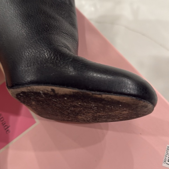 Kate Spade  knott zip boot black grain calf - Picture 7 of 8